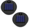Solar Ersatzdeckel 7 cm für Solarleuchte Außenlaternen, 1.2V 600mAh, IP44 Ersatzmodule für Solarlampen Warmweiß Licht, LED Solarmodule ersatz für Garten Laterne Terrasse Beleuchtung, 2 Stück