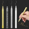 DONQL 4PCS Marqueur Peinture Acrylique 0,7 mm, Feutre Acrylique, Imperméable Permanent Marqueur Acrylique pour Peinture de Roche Pierres Céramique Porcelaine Verre Pebbles Tissu (4 couleurs)