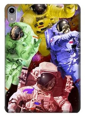 Colorful Nebula Astronaut Suit Galaxy Tablet Case Cover Custodia per iPad mini 6 7, iPad mini (2021,2024)