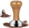 Espresso Tamper, 51mm Kaffee Tamper, Kaffeestampfer mit hochwertigem Echtholzgriff und Edelstahl, für Zuhause, Büro, Bar, Café