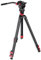 IFOOTAGE 65/165cm Aluminum Alloy Camera Tripod with Aluminum Fluid Head for Canon Nikon Sony DSLR Camcorder Gazelle Tripod TA6S Uprise + Komodo K5S