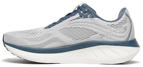 Saucony Men's Ride 18 Sneaker, Cloud/Dusk, 9.5 UK