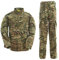 QMFIVE Taktisch Jacke Taktisch Uniform Softairjacke Taktische Männer BDU Kampf Jacke Shirt & Hosen Anzug Camo für Kriegsspiel Armee Militär Paintball Airsoft Jagd Schießen (NOBELT-MC, XL)