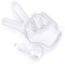 Neuheit Beleuchtung LED Peace Zeichen Neonlicht Neonschild Licht Victory Gesture V Kreative Dekorative Lampe USB-betrieben für Schlafzimmer Neonlichtröhren