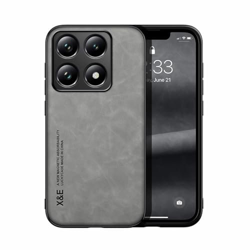 TIANCI Coque pour Xiaomi 14T, Cuir PU de Haute Qualité Doux pour la Peau + TPU Ultra Fin, Antidérapant et Antichoc Étui pour Xiaomi 14T