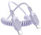toocki Cable USB C en Espiral para Coche 1,8 M PD 100 W 5 A Cable Tipo C Carga Rapida Retráctil USB C, Compatible con iPhone 16/15 Pro Max, Samsung Galaxy S24 S23 S22, Xiaomi, Carplay, morado