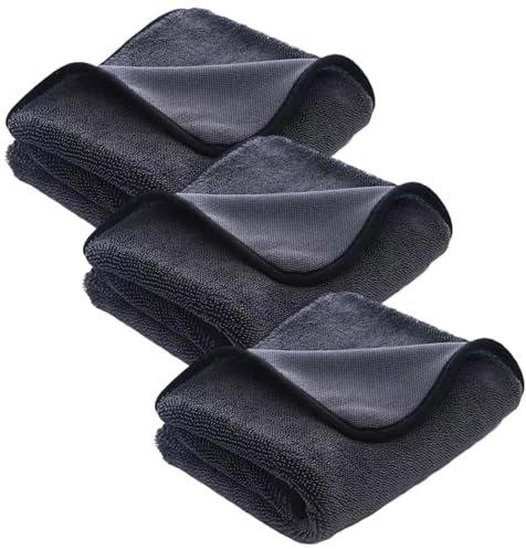 REBUCINA 3 PCS Bathroom Drying Cloth, Bathroom Cloth, Magic Cloths for Cleaning Shower Glass, 30x40cm, for Removing Water in Shower and Bathroom, for Mirrors Window Car Windscreen