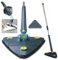 fregona Triangular autoescurrible, para Limpiar Azulejos y Paredes con 5 Recambios de Microfibra, Giratoria 360 Triangular, Mopas de Limpieza Suelos