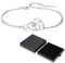 JEYORZY Bracelet Femme, Bracelet Femme Lucky Clover, Symbole du Trèfle Porte Bonheur,Bijoux Femme Cadeaux de Noël Anniversaire Femme Cadeaux Fête des Mères