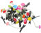 VALICLUD 30 Pièces Pince à Cheveux Citronnier Décoration Halloween Déco Halloween Décoration D'halloween Barrette Aux Champignons Clips De Pousse Plastique Et Alliage De Zinc