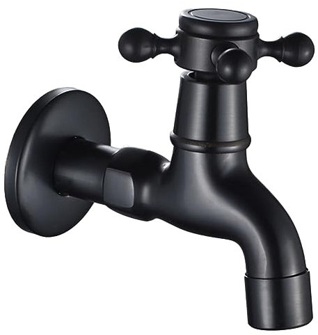 Lurrose Robinet De Bronze Noir Salle De Bains Robinet D'évier Antique Couler Antique Lavabo Noir Cuivre
