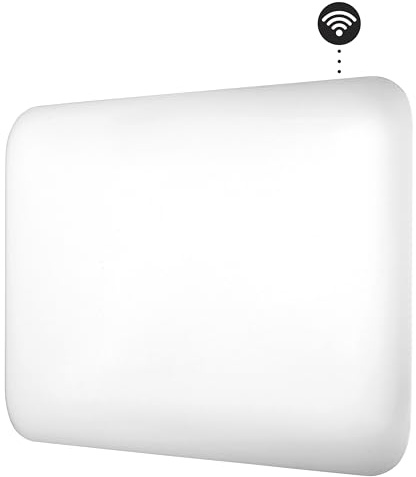 Mill Invisible Radiatore a Pannello Wi-Fi 700W, Riscaldatore Smart con App, a Basso Consumo, Silenzioso, per 9-12 m2, Radiatore Elettrico da Parete, Adatto al Bagno, Design Norvegese