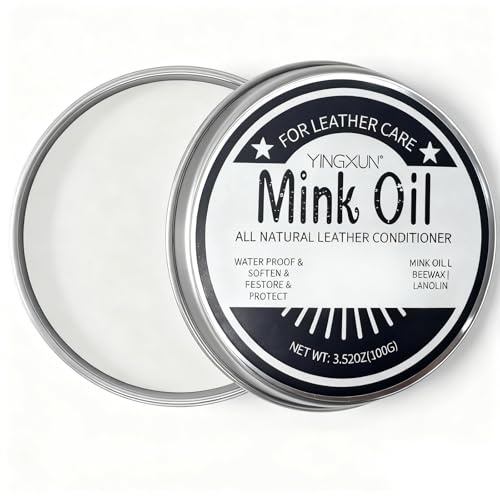 TULAMORIY 85g lederpflege Auto,lederreiniger Auto,Reinigung und Reparatur von Leder & Kunstleder,lederpflege für ledercouch,lederfett,Schuhcreme farblos,hochwertigem Kokosöl und Bienenwachs