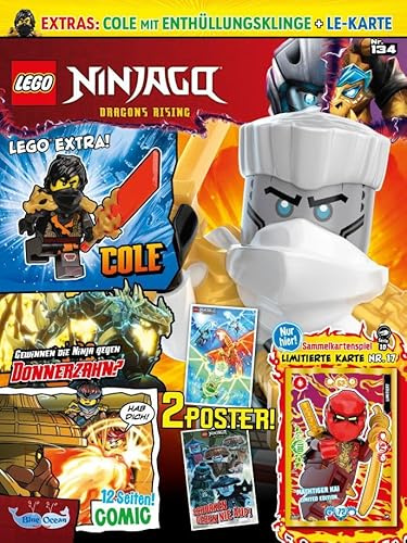 LEGO Ninjago (MoS) 134/2025 Extra: Cole mit Enthüllungsklinge + Le-Karte