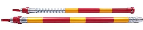 8T Abschleppmast, Stahl Abschleppstange für Pkw, Abschle mit Tragetasche, Abschleppstange Pannenhilfe Auto Abschlepphilfe mit FederdäMpfung, 187cm Gesamtlänge, für Werkstätten, Haushalte, Fabriken