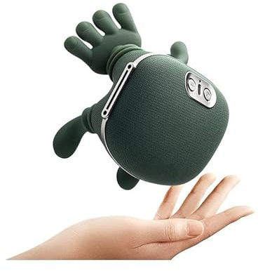 Massagegerät Nacken Schulter – Shiatsu Nackenmassagegerät 4D mit Wärmefunktion, kabellos & wiederaufladbar – ergonomisches Nacken Schulter Massagegerät für Rücken, Nackenmassage, Entspannung