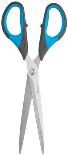 KitchenCraft Forbici da cucina multiuso con impugnatura morbida, acciaio inox, 16 cm, blu