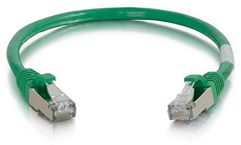 C2G 2M Cat5e Ethernet Netzwerk-Patchkabel (STP) Gebootet & Shielded GRN