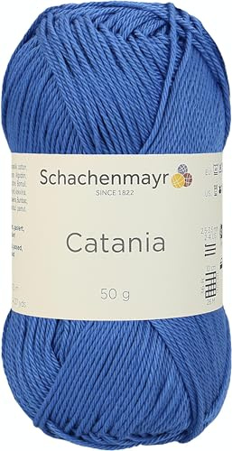 Schachenmayr Catania Hand Knitting Wool/Yarn Cotton, 11.5 x 6 cm, Cotton, Regatta, 11,5 x 5,2 x 6 cm