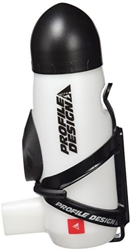 Profile Design Unisex – Erwachsene Flaschenhalter Aero HC Zubehör Wasserflaschen, Black/White, Einheitsgröße