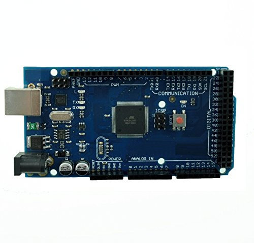 SATKIT Arduino Mega 2560, ATMega 2560-16AU, Nueva versión, USB Cable Incluido [Arduino Mega 2560 Compatible]