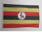 AZ FLAG - Uganda Nautical Flag - 18'' x 12'' - For Outdoor and Boat - Ugandan Banner Knitted Polyester with Two Plastic Rings - Vivid Colors - 12x18 in - 45x30 Cm