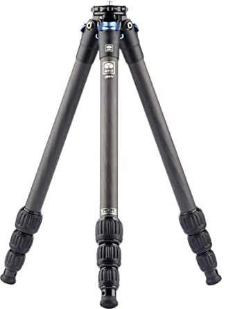 SIRUI AM-254 Treppiede da Viaggio in Fibra di Carbonio, Treppiede per Fotocamera Compatto e Leggero, Gambe a 4 Sezioni, Blocchi a Torsione, Punte in Acciaio, Carichi Fino a 12 kg