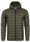 Ellesse Mens Lombardy Padded Jacket Mantel, Khaki, MED