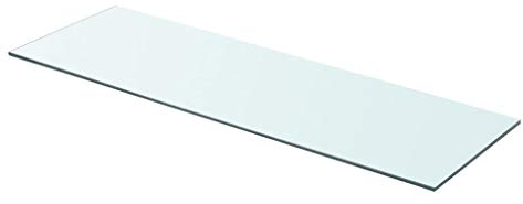 yorten Regalboden Glas Transparent Glasboden Einlegeboden Glasablage Glasregal Ersatzteile 8 mm Transparent (80 x 25 cm)