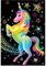 MWOOT DIY 5D Diamant Malerei Kit,Voller Diamond Pasted Painting Kristall Strass Stickerei Kreuzstich Arts Craft Gemälde für Home Wanddekoration(30x40cm) -Regenbogen-Einhorn