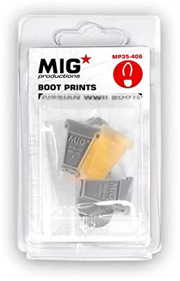 MIG 1/35 Scale Productions Boot Prints Russian WWII Boots - Plastic Model Building Paints and Accessories # MP35-406