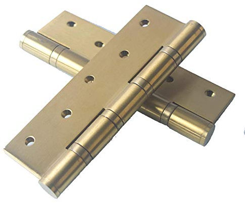 Butt Hinges 6-Inch Stainless Steel Hinge Heavy-Duty Bearing Hinge Door Hinges 2-C (2Pcs)