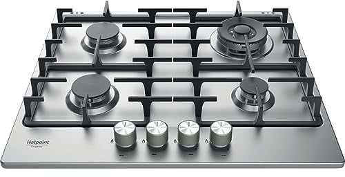 Piano cottura a gas Hotpoint: 4 fuochi, - PPH 60G D/IX