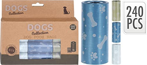 Dogs Collection worek na kacki, ekologiczny, niebieski 12 sztuk