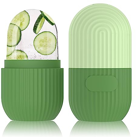 GeeRic Ice Roller,Ice Roller,GesichtGesichtsmassag,Facial Eisroller, Gesicht Straffung, Anti-Aging Falten Straffen Dunkle Ringe Reduzieren Muskelkater