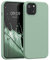 kwmobile Case Compatible with Apple iPhone 13 Case - TPU Silicone Phone Cover with Soft Finish - Pottery Green