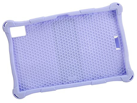 PUSOKEI Custodia T40 Plus Custodia per Tablet da 10 Pollici per TV T40 PRO T40 Plus, Posizione Precisa del Foro con Staffa Posteriore, Custodia Universale per Tablet in Silicone Morbido (Viola)