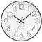 VINILITE Wanduhr Modern ohne Tickgeräusche 30cm Stereoskopische Digitale Quartz Lautlos Wanduhr Batteriebetrieben für Kinderzimmer, Küche, Wohnzimmer, Schlafzimmer, Büro (Weiß)