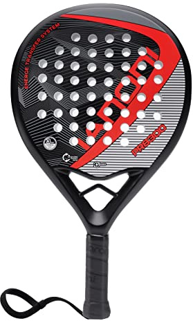 Padelschläger Kohlefaser-Oberfläche mit Eva-Memory-Flex-Schaum-Kern, Padel-Tennisschläger, leicht