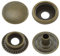 15 mm antike Stahl Ringfeder Druckknöpfe zum nieten (25 Stück) - Hochwertige Snaps für Bekleidung, Taschen, Leder & DIY Handwerk, Nähzubehör