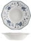 H&H Rose Blue - Juego de 6 platos hondos, diseño de artefacto decorado, 20 cm