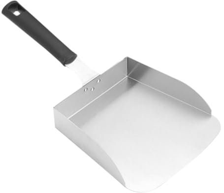 ABOOFAN Pelle À Nourriture Cuillère Plaque De Cuisson Pelle À Frites Pelle À Frites Pelle À Chips Smash Burger Grill Spatule Cuillère À Frire À Glaçons Utilitaire