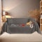 Byour3 – SUPER WASSERDICHT Sofabezug 3 4 2 Sitzer Sofaschutz Baumwolle Haustiere Fleckenabweisender Schutz Anti Tierhaare Katze Hund Kinder Waschbarer Sofaschutzbezug Rechteckig (Taupe, 1 Sitzer)