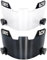 LOKIYS 2Pcs Football Visor - for Youth Football Helmets & Adult Football Helmets (Black+Clear)