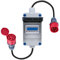 3 Phasen Mobiler Digitaler Stromzähler 32A 400V Mobile Meter CEE-Stecker 3 Phasen Mobiler Digitalzähler 5 * 2,5mm² mit Reset 2m Kabel IP44 Steckdosenadapter Zähler (H07RN-F HR-03X)