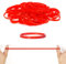 100 Pcs Large Elastic Bands 100x5mm Rubber Elastic Bands Strong Thick Elastic Rubber Bands Set for Home School Office Bank Supplies，Red