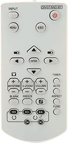 Mtlavishness Projector Remote Control Replacement Applicable For Casio XJ-V110 XJ-F10X XJ-F20XN XJ-F100W XJ-F200WN XJ-F210WN Projector