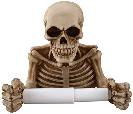 Diheohg Kreative SchäDel Toiletten Papier Halter Wand Toiletten Papier Aufbewahrung Box Badezimmer Aufbewahrung Box