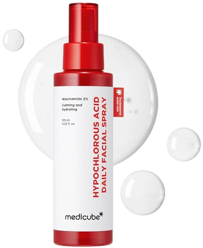 medicube Power Soothing Spray, Hypochlorous Acid Spray For All Skin Types, Delicate Skin Daily Solution & Post-Sun Care, HOCI Facial Mist for Soothing & Calming , Korean Skincare, 4.22 fl.oz