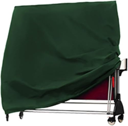Wasserdichte Tischtennistisch Abdeckung,Tischabdeckung Wetterfeste,für Outdoor und Indoor,Oxford Tischtennis Schutzhülle Abdeckung für Tischtennisplatte Tischtennisabdeckung,185 x 165 x70 cm (Grün)